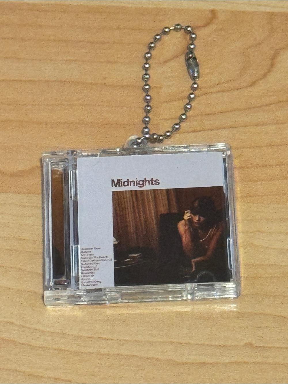 Taylor Swift “Midnights” Mini NFC Mini CD Keychain